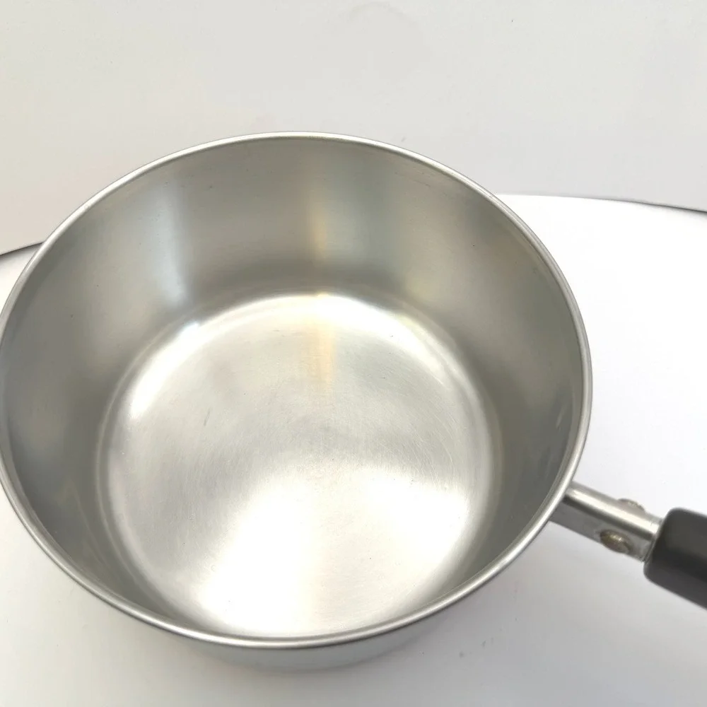 Vintage‎ Revere Ware Double Ring Clinton IL 1 Qt Copper Clad Saucepan w Lid